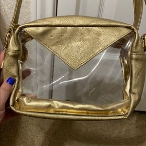Packed party transparent crossbody